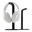 Aluminum Alloy Headphone Holder H-Stand Headphone Display Stand Headphone Storage Rack(Black) - Headset Stand by PMC TechLife | Online Shopping South Africa | PMC TechLife | Buy Now Pay Later Mobicred