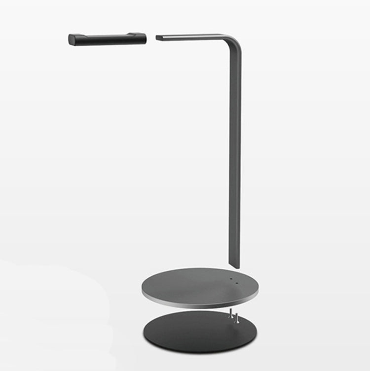 Aluminum Alloy Headphone Holder H-Stand Headphone Display Stand Headphone Storage Rack(Silver)