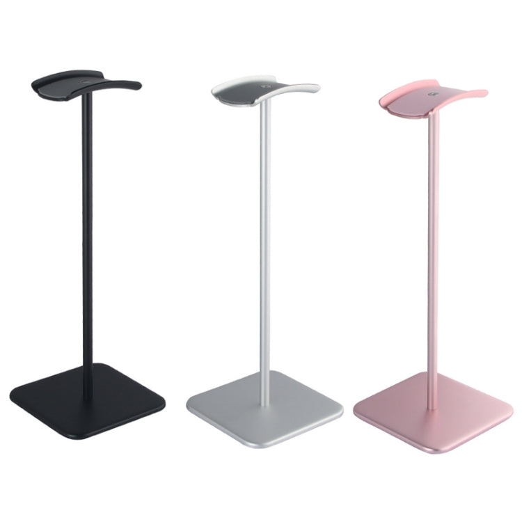 D6 Headset Aluminum Alloy Earphone Holder Internet Cafe Computer Headphone Hanger Display Shelf(Black)