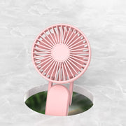 F1 USB Portable Lazy Hanging Neck Fan Mini Folding Handheld Fan(Black)