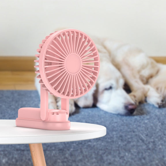 F1 USB Portable Lazy Hanging Neck Fan Mini Folding Handheld Fan(Black)