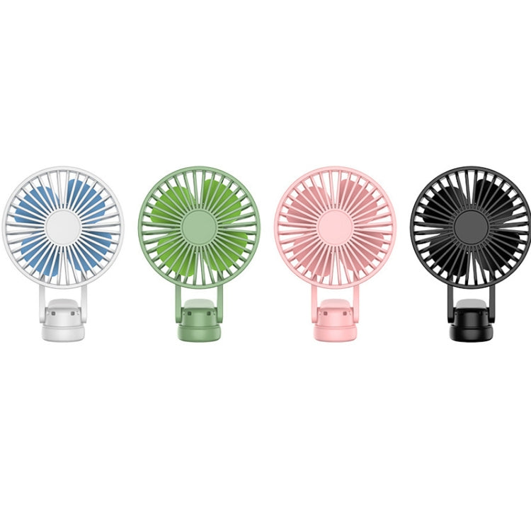 F1 USB Portable Lazy Hanging Neck Fan Mini Folding Handheld Fan(Black)