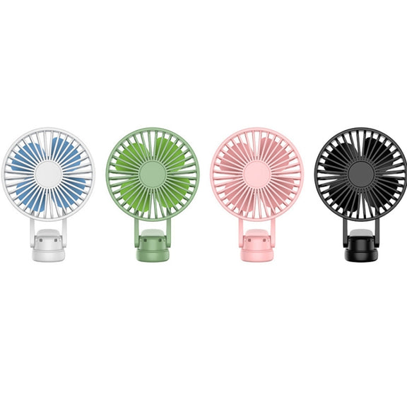 F1 USB Portable Lazy Hanging Neck Fan Mini Folding Handheld Fan(Black)