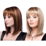 Women Medium Long Style Straight Hair Headgear(Light Gold)