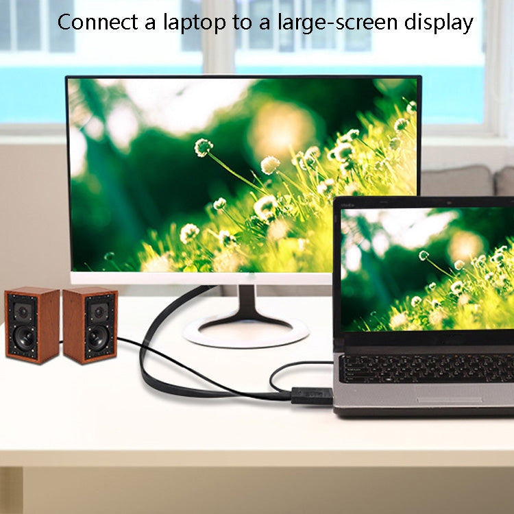 5m JH HV10 1080P HDMI to VGA Cable Projector TV Box Computer Notebook Industrial Display Adapter Cable