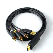 3m JingHua HDMI-3RCA HDMI To 3RCA Conversion Cable Set-Top TV Projector AV Lotus Converter Cable