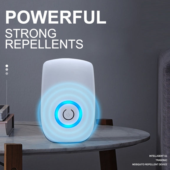 H12 2 PCS Ultrasonic Electronic Mouse Repeller Household Mini Mosquito Repeller, Product specification: US Plug(White)