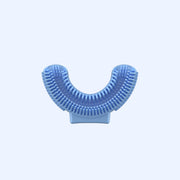 Silicone U-Shaped Replaceable Brush Head 2-8 Years Old Oral Electric Toothbrush Head(Blue)