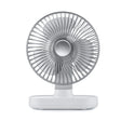 D77 Desktop Automatic Shaking hHead Fan Mute Portable Home Office Dormitory USB Fan(Ivory) - Electric Fans by PMC TechLife | Online Shopping South Africa | PMC TechLife | Buy Now Pay Later Mobicred