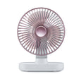 D77 Desktop Automatic Shaking hHead Fan Mute Portable Home Office Dormitory USB Fan(Rose Pink) - Electric Fans by PMC TechLife | Online Shopping South Africa | PMC TechLife | Buy Now Pay Later Mobicred