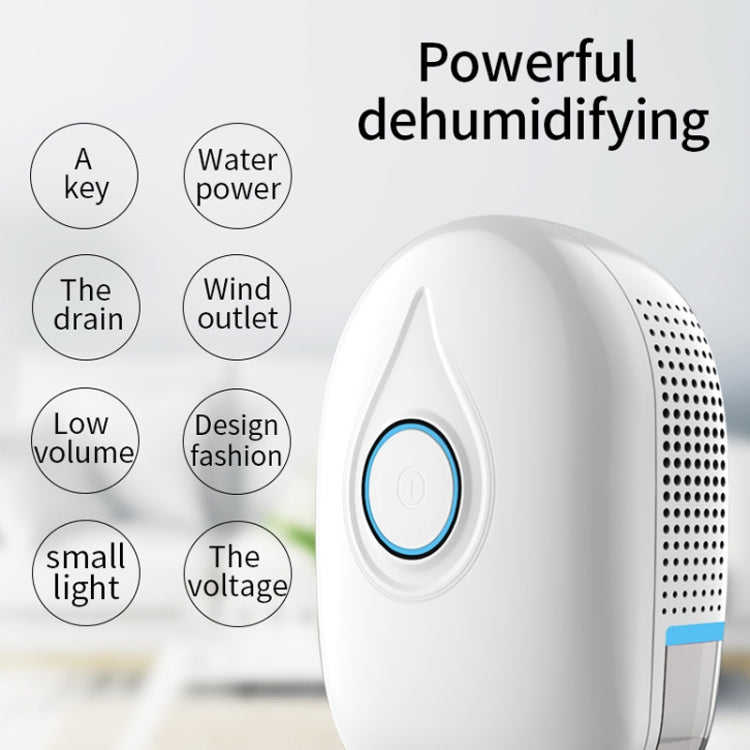 GZ-1901 Semiconductor Mini Dehumidifier Household Small Dehumidifier Bedroom Dehumidifier Moisture Absorber, Product specification: EU Plug(Charm Red)