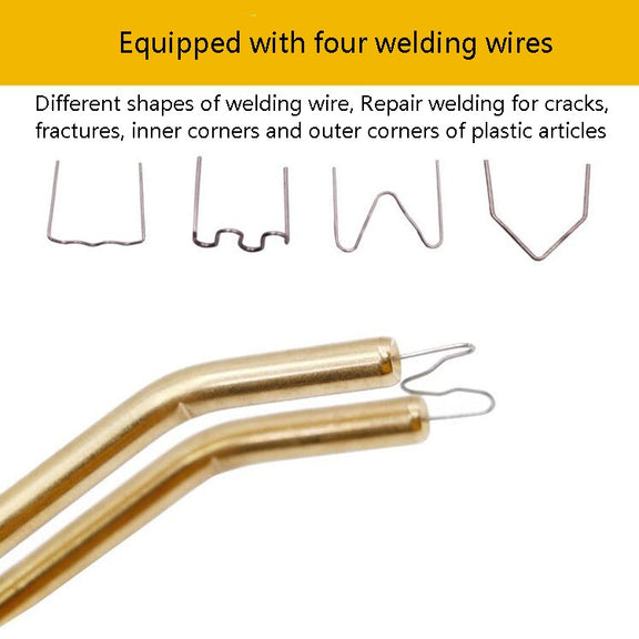 H50 Car Bumper Crack Repair Welding Machine Plastic Welding Nail Artifact, EU Plug(Red)