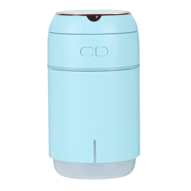 K005 Portable Hydrating LED Fill Light Makeup Mirror USB Mini Humidifier(Blue)