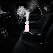 K005 Portable Hydrating LED Fill Light Makeup Mirror USB Mini Humidifier(White)