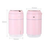 K005 Portable Hydrating LED Fill Light Makeup Mirror USB Mini Humidifier(White)