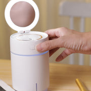 K005 Portable Hydrating LED Fill Light Makeup Mirror USB Mini Humidifier(Blue)