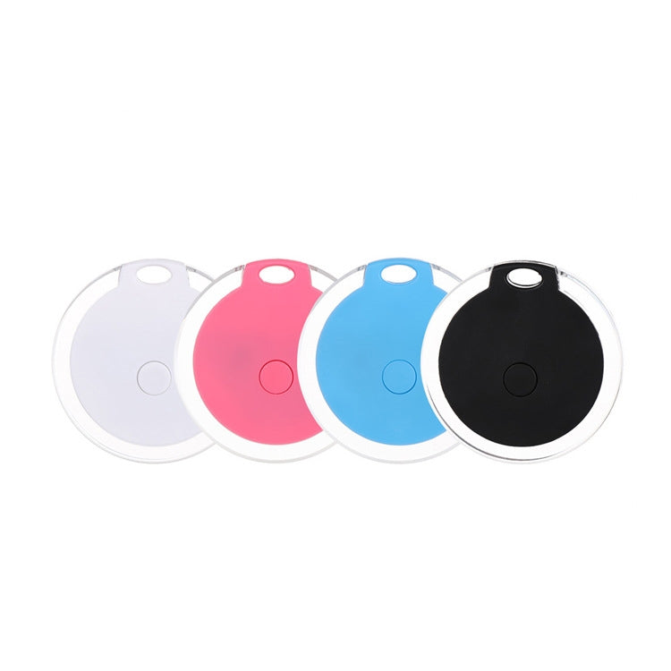 2 PCS  HYC-05 Round Bluetooth Anti-Lost Device Mobile Phone Key Two-Way Object Finding Alarm( Pink)