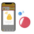 HYC-S9 2 PCS Round Bluetooth Object Finder Mobile Phone Tracking Locator Anti-Lost Two-Way Alarm(Pink) - Anti-lost Alarm by PMc TechLife | Online Shopping South Africa | PMc TechLife | Buy Now Pay Later Mobicred