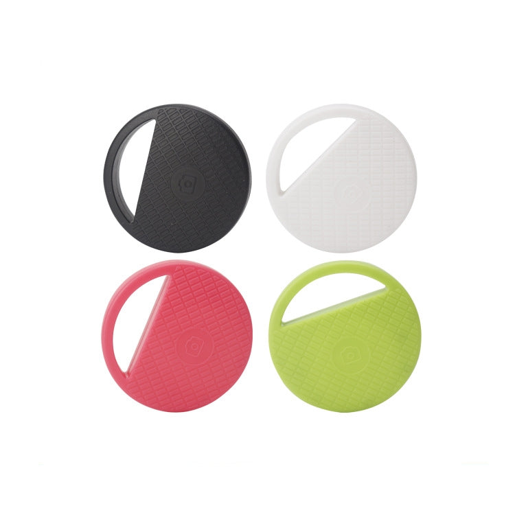 HYC-S9 2 PCS Round Bluetooth Object Finder Mobile Phone Tracking Locator Anti-Lost Two-Way Alarm(Black)