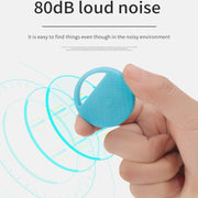 HYC-S9 2 PCS Round Bluetooth Object Finder Mobile Phone Tracking Locator Anti-Lost Two-Way Alarm(Green)