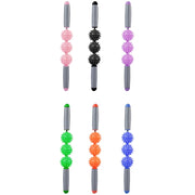 3 in 1 Eva Foam Roller Hollow Muscle Relaxation Roller Yoga Column Set, Length:  33cm (Blue Crescent)