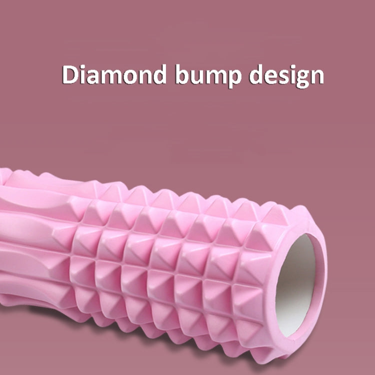3 in 1 Eva Foam Roller Hollow Muscle Relaxation Roller Yoga Column Set, Length: 33cm (Black Crescent)