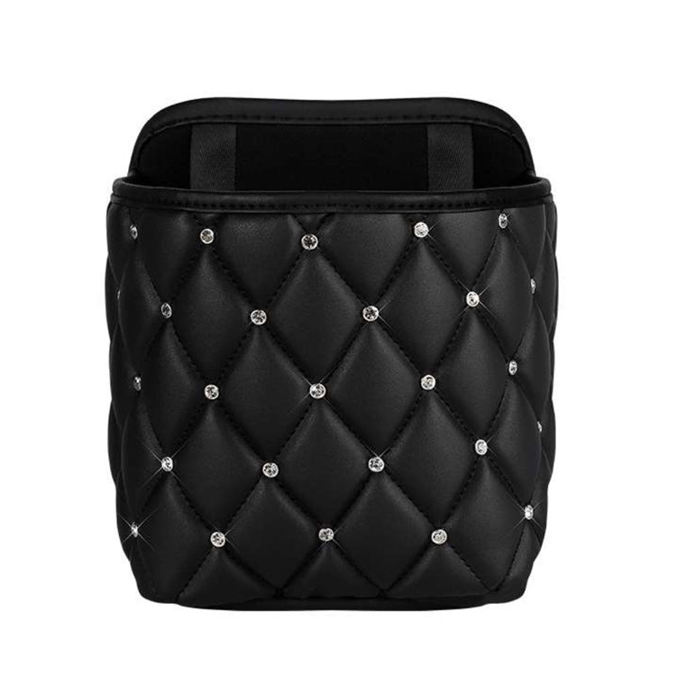 Car Seat Back Storage Bag Personality Diamond-Studded Car Storage Net Bag Car Multi-Function Storage Bag