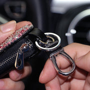 Diamond Car Gourd Key Case Car Key Case(White Diamond)
