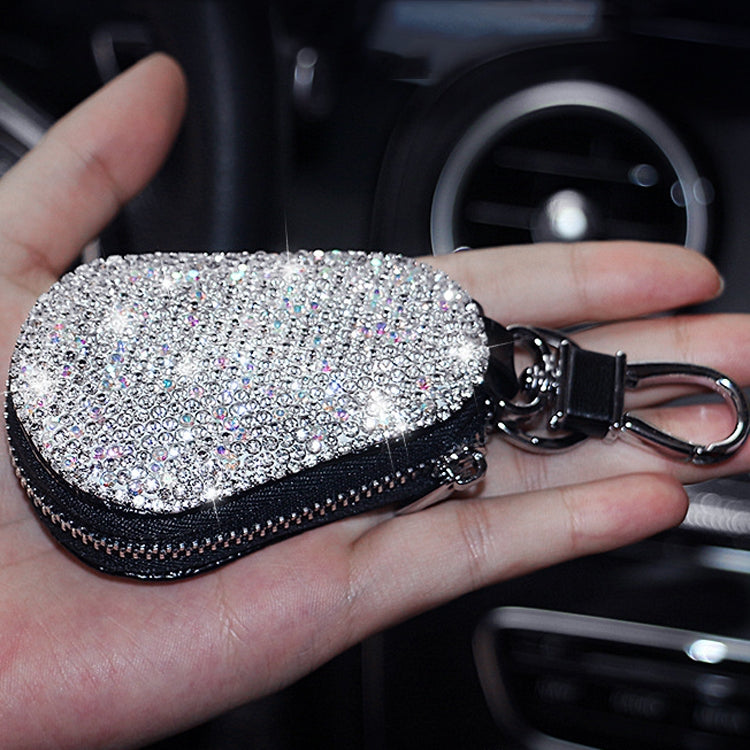 Diamond Car Gourd Key Case Car Key Case(White Diamond)