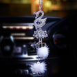 Car Pendant Crystal Swan Car Rearview Mirror Pendant - Ornaments by PMC TechLife | Online Shopping South Africa | PMC TechLife | Buy Now Pay Later Mobicred