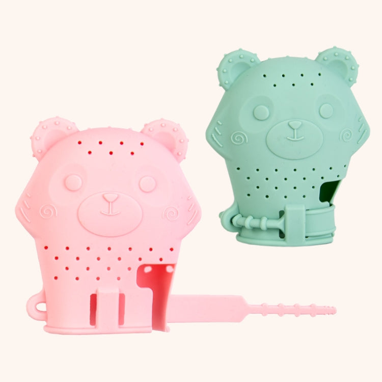 2 PCS Baby Molar Gloves Children Soothing Silicone Teether Molar Stick Maternal And Child Toy(Pink)