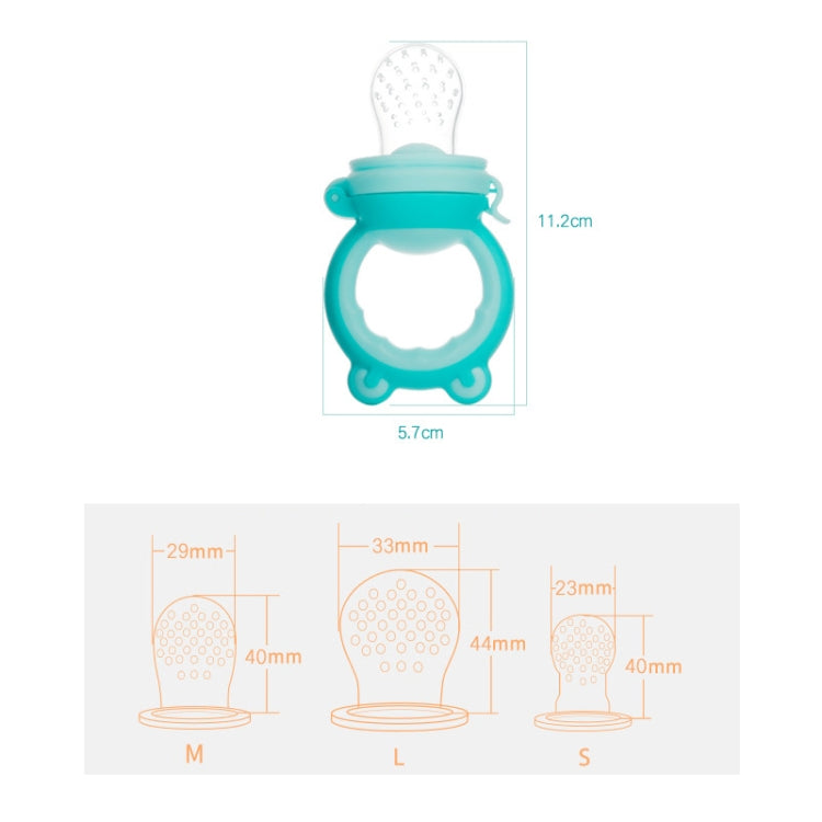 Baby Fruit And Vegetable Food Supplement Food Fruit Bite Bag(S Blue)