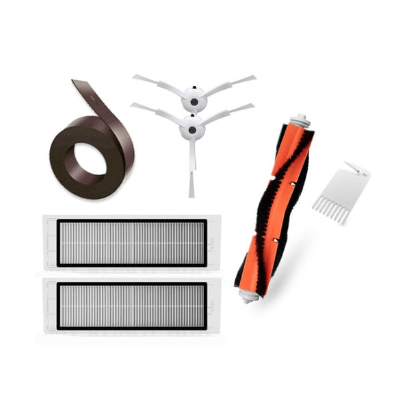 Sweeping Robot Accessories For Xiaomi Mijia/Stone, Specification: Main Brush+Side Brush+Filter+Virtual Wall