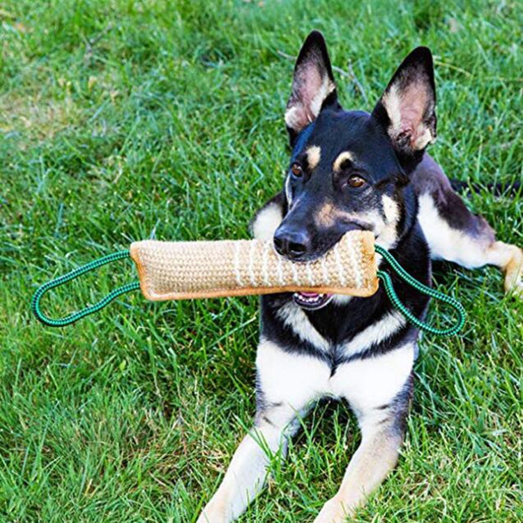 Dog Training Hemp Bite Stick Dog Bite Stick Dog Training Supplies(A5)