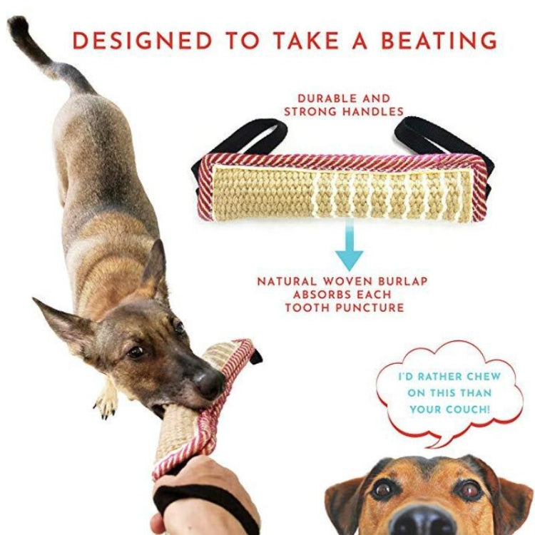 Dog Training Hemp Bite Stick Dog Bite Stick Dog Training Supplies(A4)