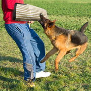 Dog Training Black-Edged Rough-Grained Jute Fluttering Sleeves Protector
