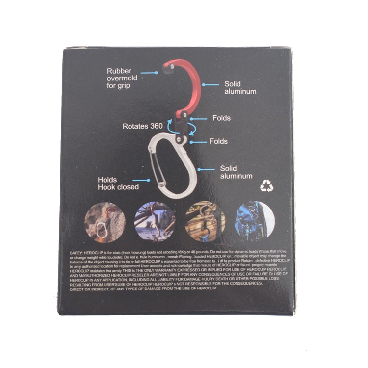 Multifunctional Carabiner Aluminum Alloy D-Type Outdoor Products Quick-Hanging Buckle(Blue)