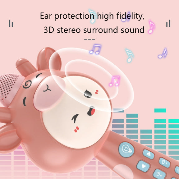 Children Wireless Singing Microphone Early Education Toys, Colour: Upgraded Blue