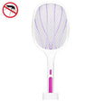 Electrical Mosquito Swatter Mosquito Killer Two-In-One USB Rechargeable Household Electrical Mosquito Swatter, Colour: LEDx6 Purple (Base Charging) - Fly Swatter by PMC TechLife | Online Shopping South Africa | PMC TechLife | Buy Now Pay Later Mobicred