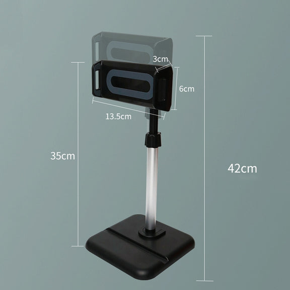Telescopic Adjustment Live Frame Desktop Tablet Mobile Phone Bracket, Specification: K05 Flat Plate  (White Gray)