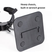 Telescopic Adjustment Live Frame Desktop Tablet Mobile Phone Bracket, Specification: K05 Flat Plate  (White Gray)