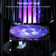 USB Photocatalyst Mosquito Killer Electrical Shock Two-In-One Mosquito Killer White Gold  (Electric Shock + Suction)