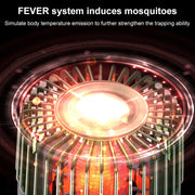 USB Photocatalyst Mosquito Killer Electrical Shock Two-In-One Mosquito Killer White Gold  (Electric Shock + Suction)