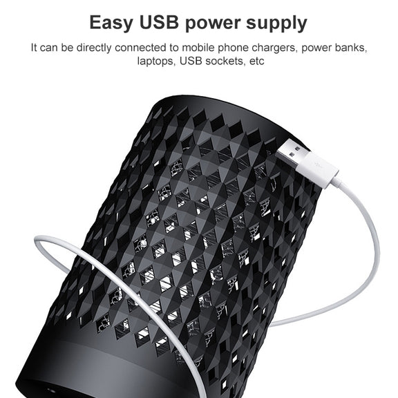 USB Photocatalyst Mosquito Killer Electrical Shock Two-In-One Mosquito Killer White (Electric Shock)