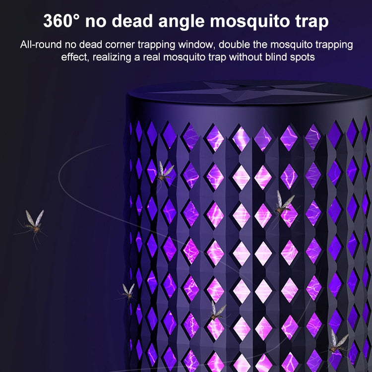 USB Photocatalyst Mosquito Killer Electrical Shock Two-In-One Mosquito Killer White (Electric Shock)