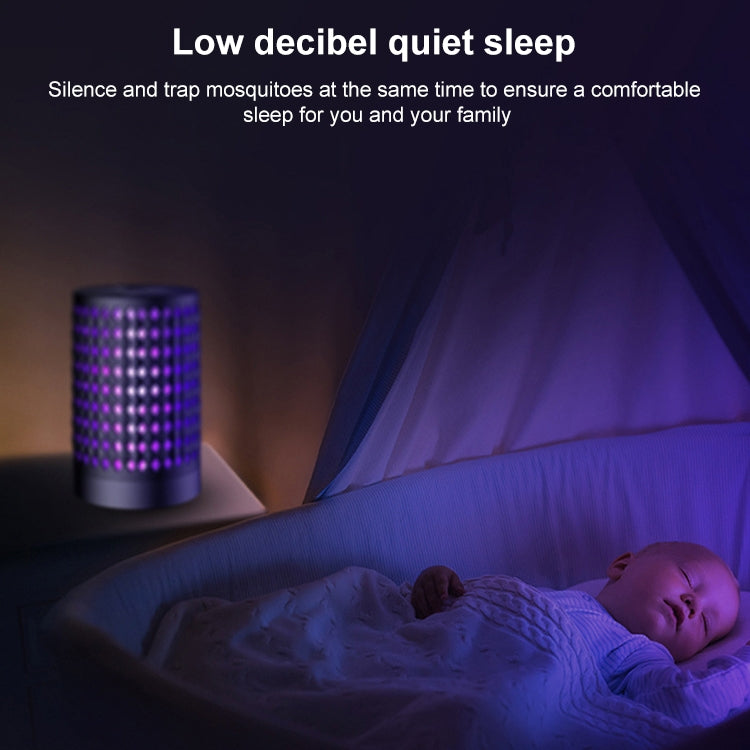 USB Photocatalyst Mosquito Killer Electrical Shock Two-In-One Mosquito Killer White (Electric Shock)