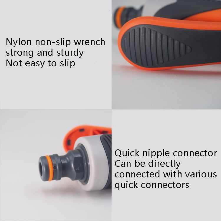 Plastic Household Flower Garden Watering Sprinkler, With Rubber Quick Connector+Threaded Connector
