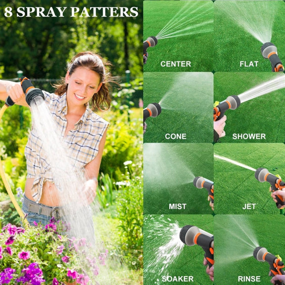 Plastic Household Flower Garden Watering Sprinkler, With Rubber Quick Connector+Threaded Connector