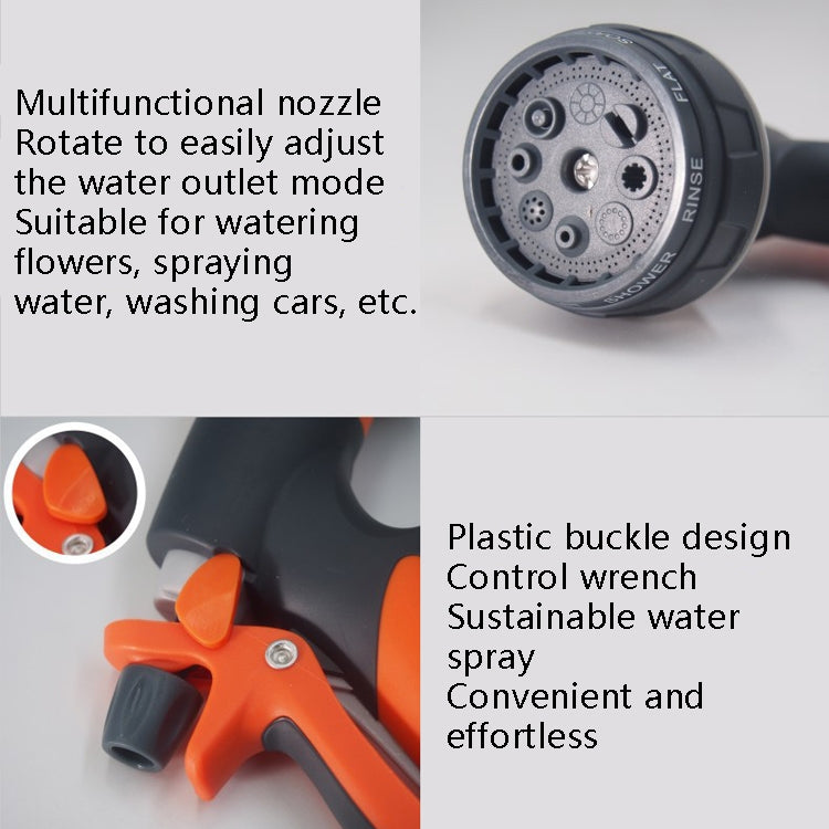Plastic Household Flower Garden Watering Sprinkler, With Rubber Quick Connector+Universal Connector