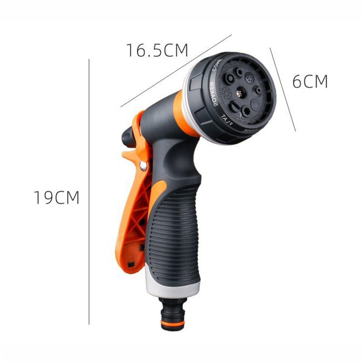 Plastic Household Flower Garden Watering Sprinkler, With Rubber Quick Connector+Rubber Threaded Joint